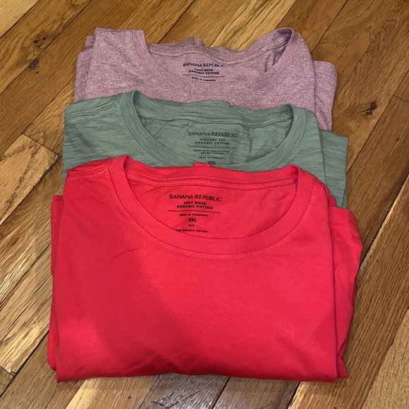 Banana Republic Soft Wash T-Shirt Bundle